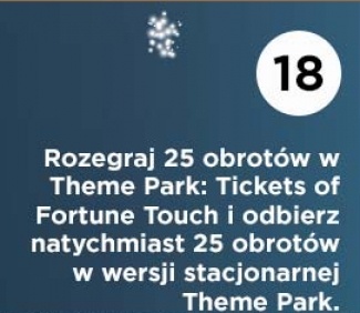Darmowe spiny na theme park tickets of fortune 1 2
