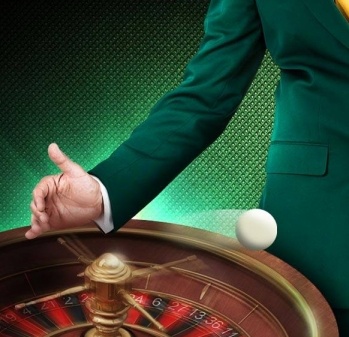 Loteria mr green przy stole do ruletki