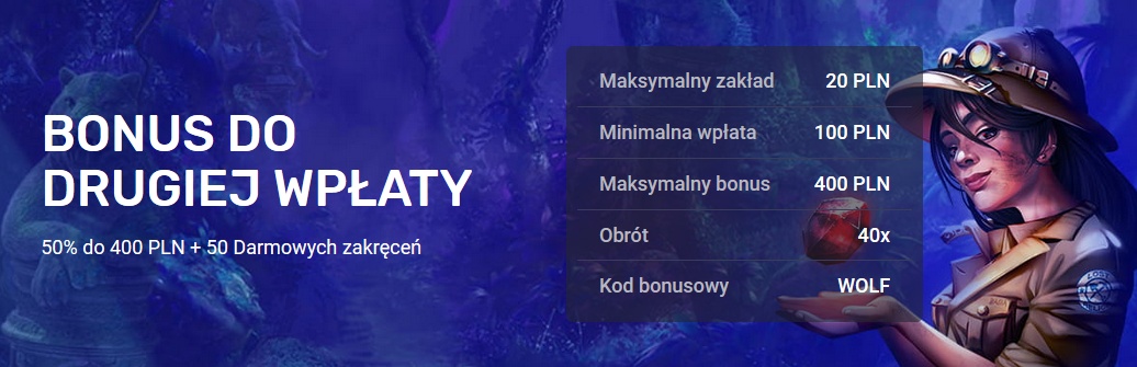 Woo casino zapewnia także ekstra bonus od drugiego depozytu